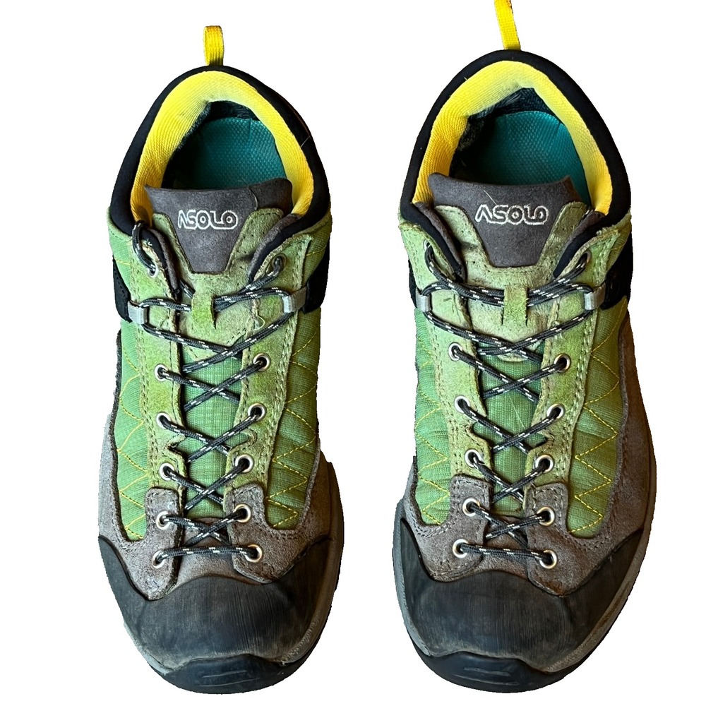 Asolo Pipe GV GTX Low Waterproof Hiking Shoes Green Womens 7.5 UK‎ 6 EU 39 1/3